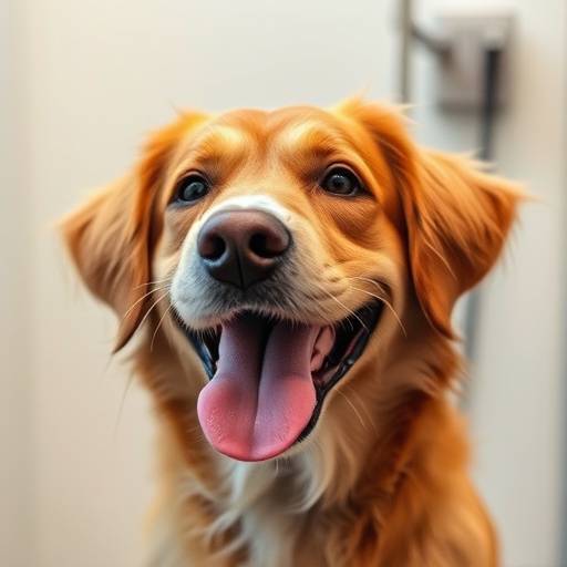 Dog being groomed at PetCareCentral in 10180 Willow Creek Rd, San Diego, CA 92131, USATexas.
